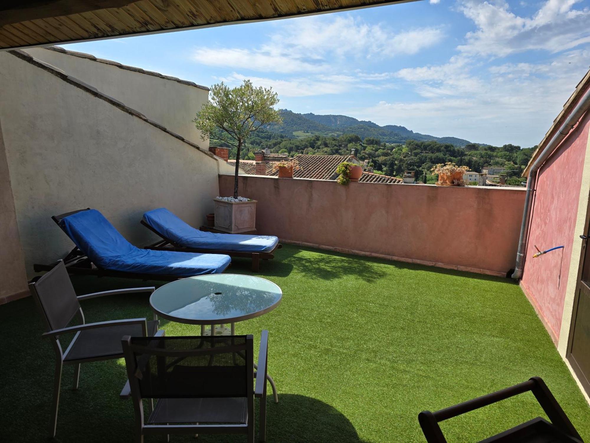 La Vigne Appartement Sablet Esterno foto